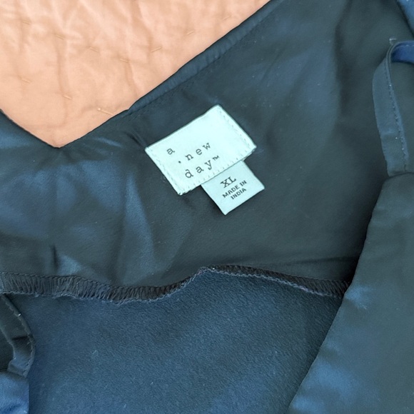 A New Day long black slip dress, size XL - Picture 3 of 5